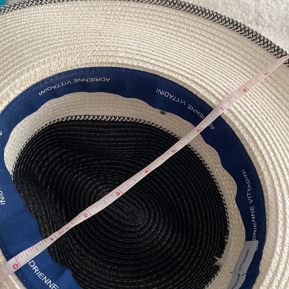 Adrienne Vittadini Black and Ivory Hat - Picture 12 of 13